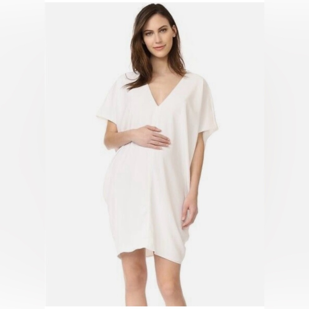 Hatch Maternity "The Slouch Dress" in White - size XS *NWT